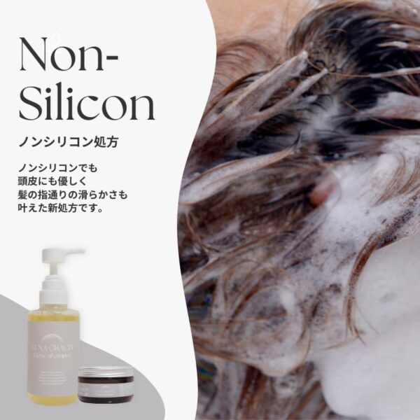 LUNA GRACIA｜ジェニックシャンプー｜美容室専売 シャンプー ダメージ集中補修 ノンシリコン サロンシャンプ― 頭皮ケア ダメージヘア 洗う美容液 - 画像 (6)